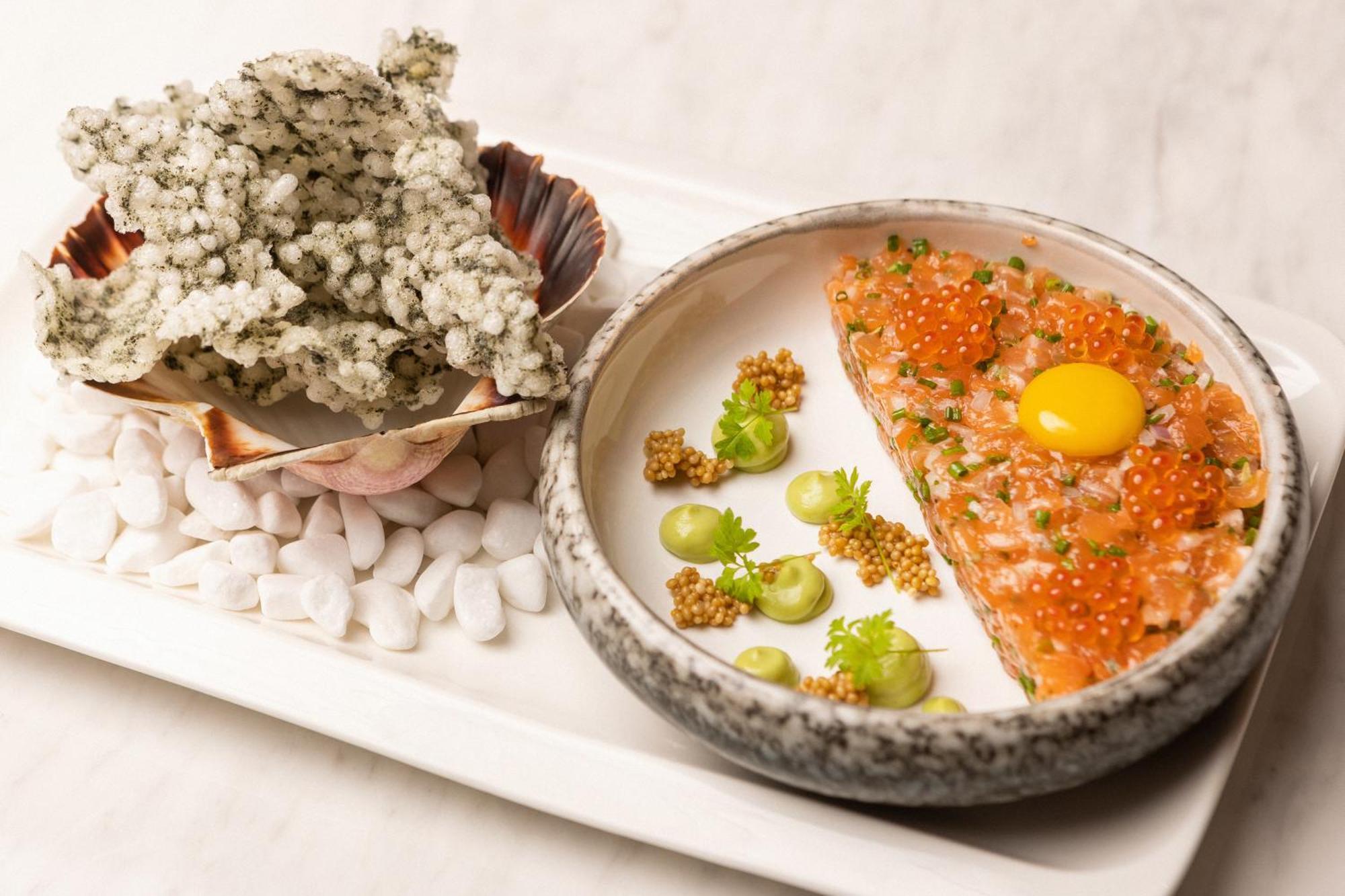 그랜드 포트 바이 세마라 호텔 리가 외부 사진 Salmon tartar
